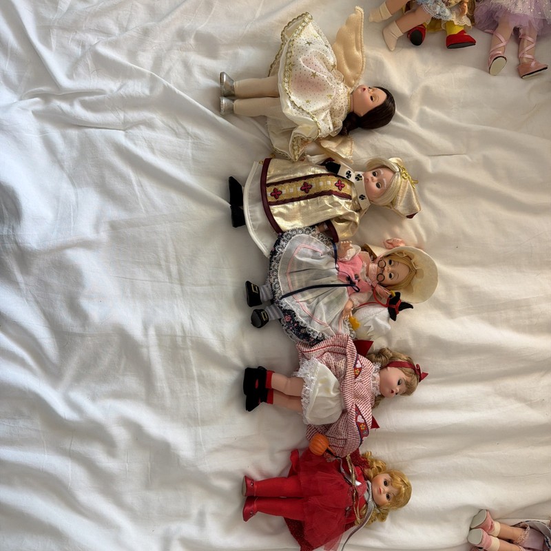 Lot Of 5 Madame Alexander Dolls 7"