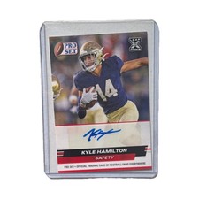 2022 Leaf Pro Set Draft Kyle Hamilton Rookie Autograph #PSA-KH3 Football
