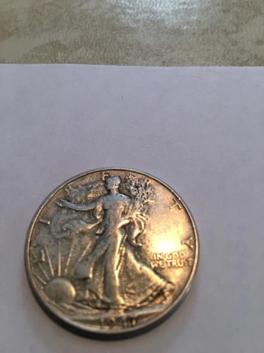 1947 walking liberty half dollar xf