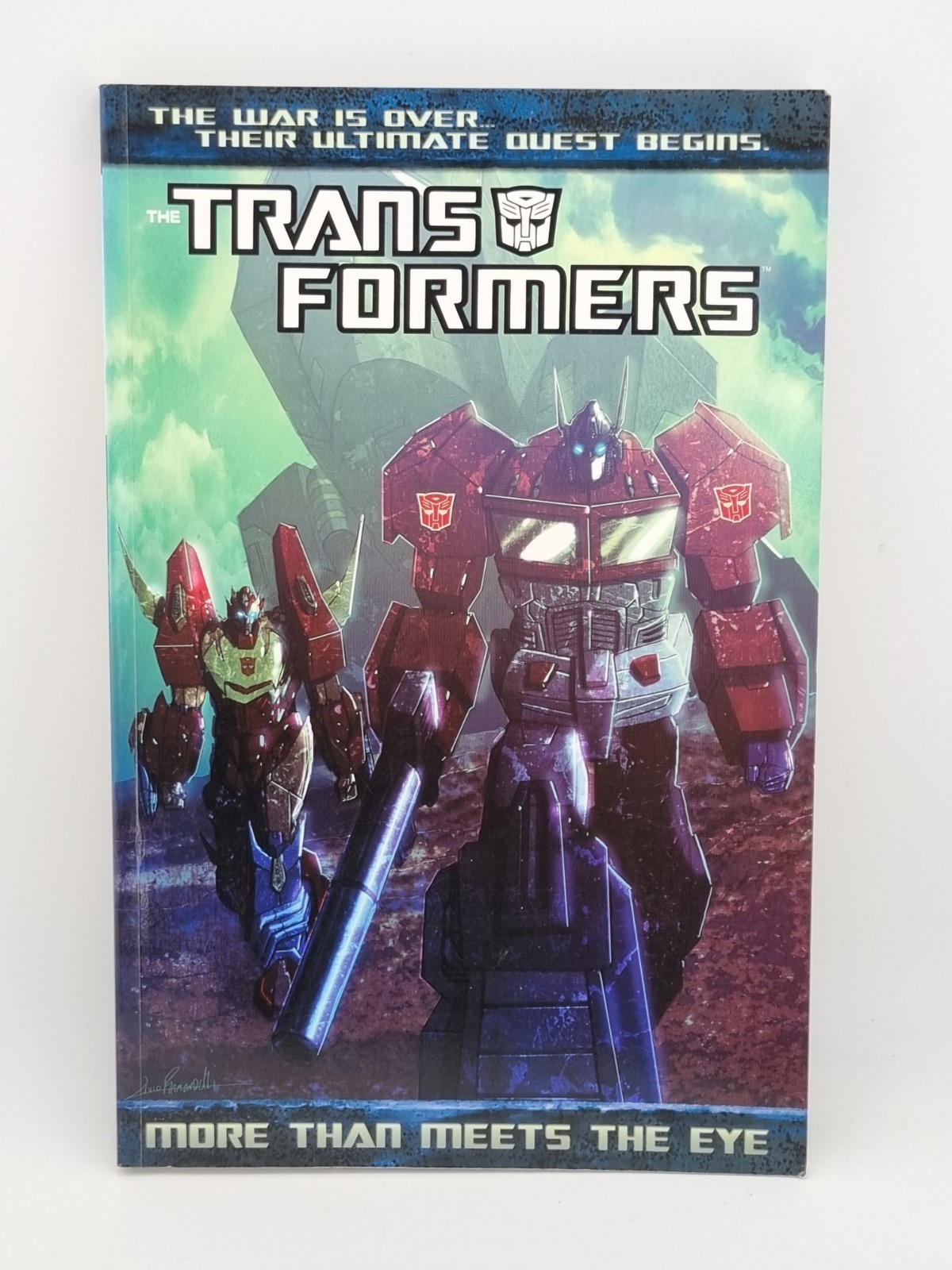 Transformers More Than Mets The Eye Volume 1 Graphic Novel 2014 IDW Hasbro Rare
