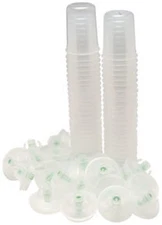 PAINT CUP MINI LIDS AND LINERS 6OZ 50 PER BOX MMM-16114 Brand New!