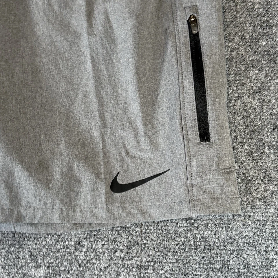 Nike Swim Men’s Dri-Fit Hybrid Shorts 36 Gray Board Shorts Quick Dry Stretch - Image 4 of 4