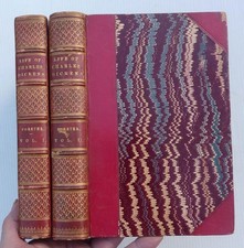 THE LIFE OF CHARLES DICKENS BY JOHN FORSTER, 1873,  NEAR FINE BINDINGS