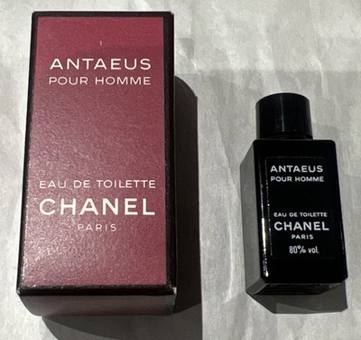 Mens Chanel Antaeus Pour Homme Eau de Toilette 1/8oz Mini Splash