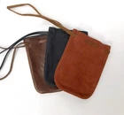 Small Leather Bag with Drawstring - Pack of 3 Bags