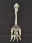 ANTIQUE TOWLE OLD NEW BURY STERLING SILVER FISH SERVING FORK 9"L.