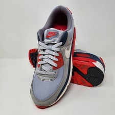 Nike Air Max 90 Smoke Gray Armory Navy Phantom DM0029-005 Men's Size 10.5