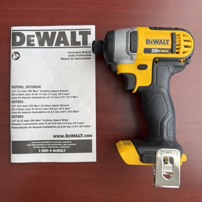 Dewalt Impact Driver 20V Cordless 1/4