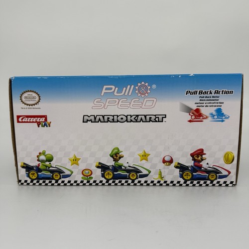 Nuevo Juego Coche Carrera Play Mario Kart Pull Speed Mario-Luigi-Yoshi - Imagen 2 de 4