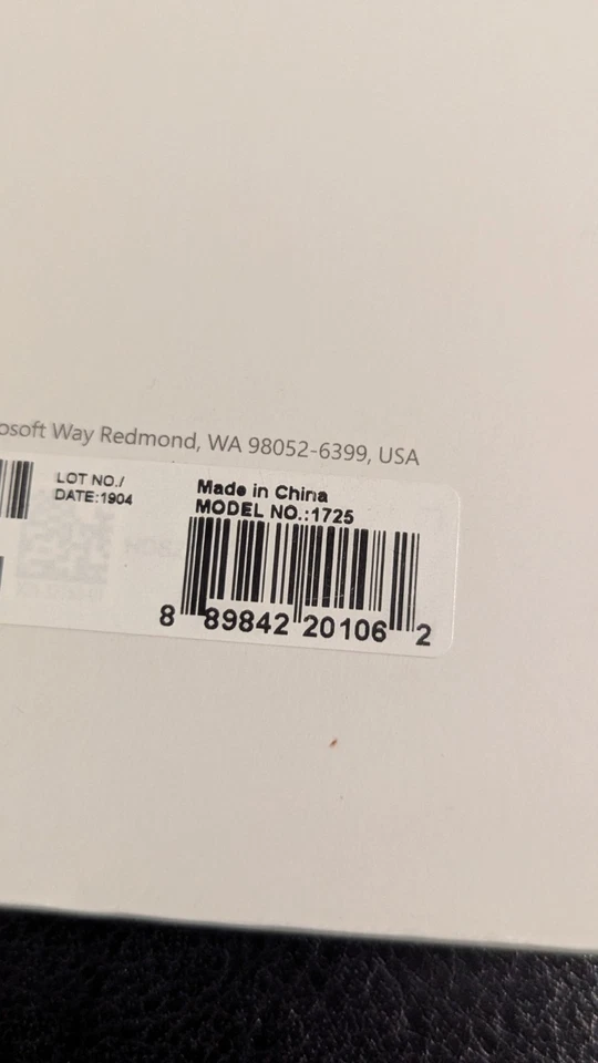 TOTALMENTE NUEVO Microsoft Surface Pro Alcantara Signature Type Cubierta Modelo 1725  Foto 4 de 4