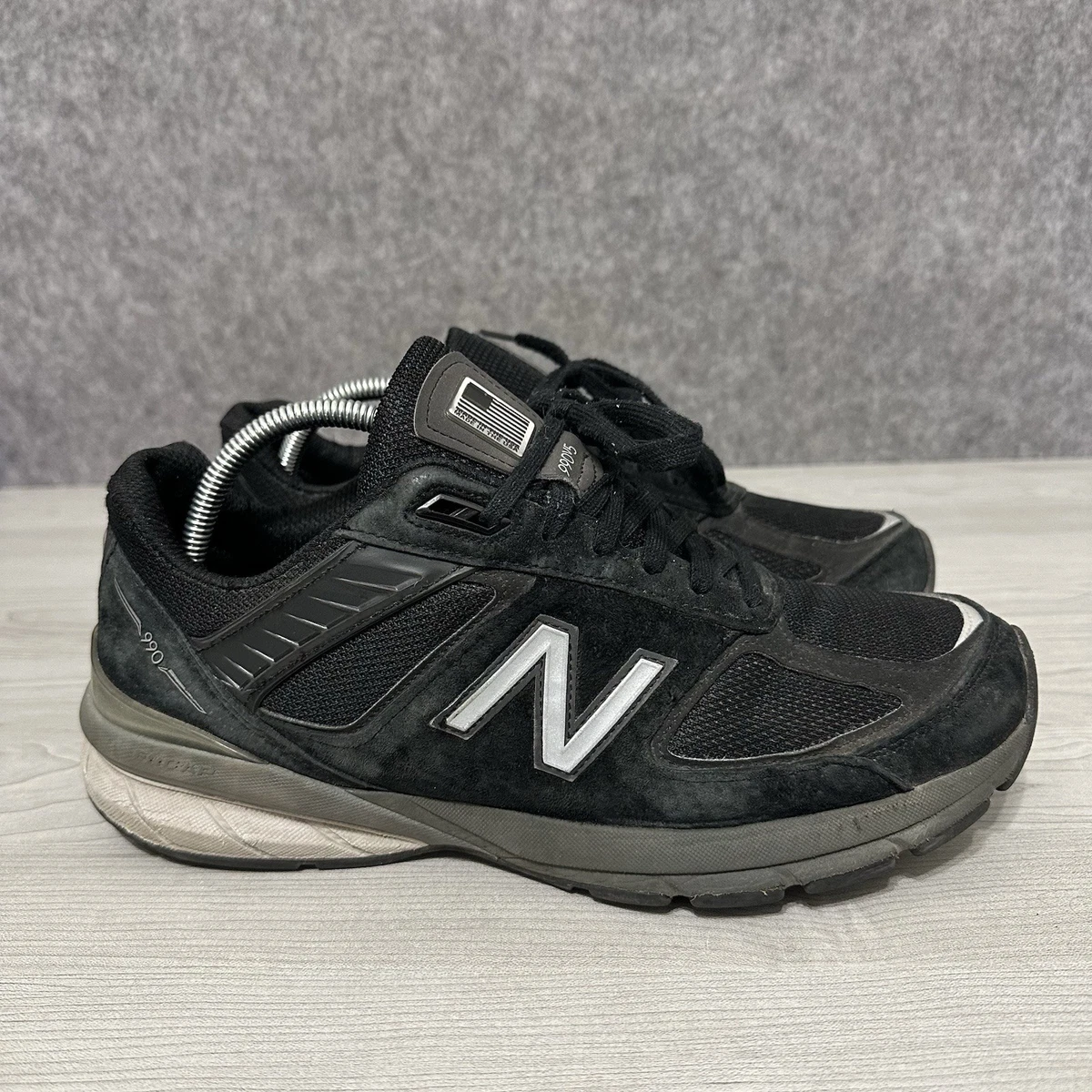 New Balance 990v5 Made In USA 2E Wide Black for Sale