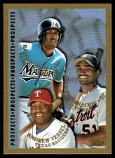 1998 Topps Randy Winn / Juan Encarnacion / Andrew Vessel #258 PROS