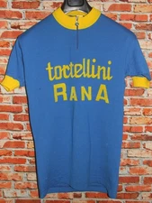 EROICA MAGLIA SHIRT MAILLOT BICI CICLISMO VINTAGE 70'S RANA 80% LANA