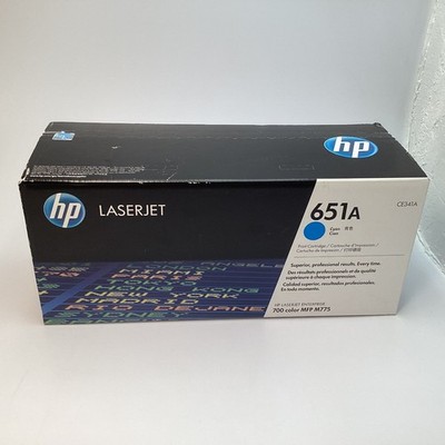 HP 651A CE341A Cyan LaserJet Toner Cartridge for Enterprise 700 M775 EXP 02/2024