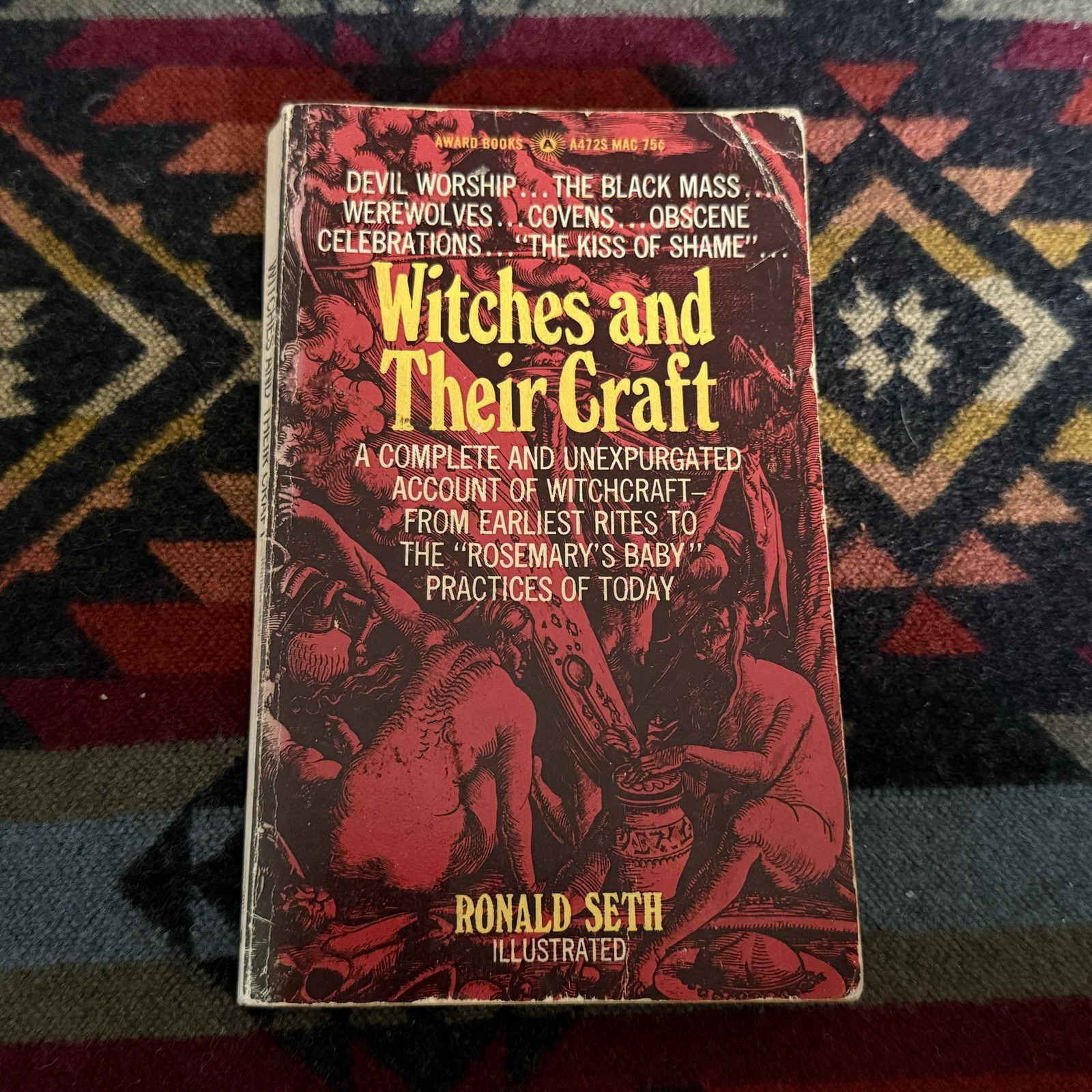 Witches and Their Craft by Ronald Seth (Paperback, 1969) RARE HTF Vintage Occult