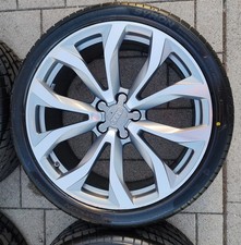 4x Original Audi A6 4G Alufelgen 20 Zoll mit neuwertigen Sommerreifen.