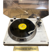 DENON DP-1800 Direct Drive Turntable Fully Working Natural Marble Base Vintage