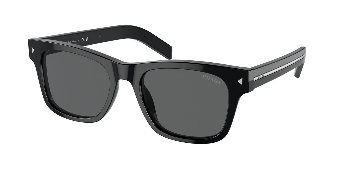 Prada Sunglasses PR A17S 16K731 Black grey Man | eBay