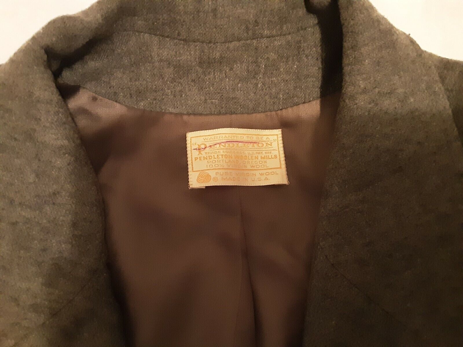 Pendelton Gray Wool Blazer Size 14 100% Virgin Wo… - image 3