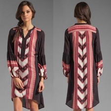 Free People Revolve Peace Maker Bohemian Dress Size XS Oversized Boho High Low