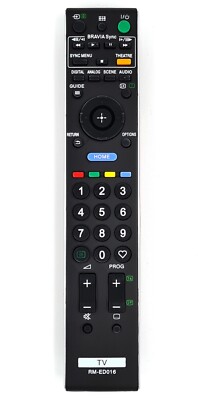 Ersatz Fernbedienung für SONY TV | KDL-32V5800 | KDL-32V5810 | KDL-32W4000 |