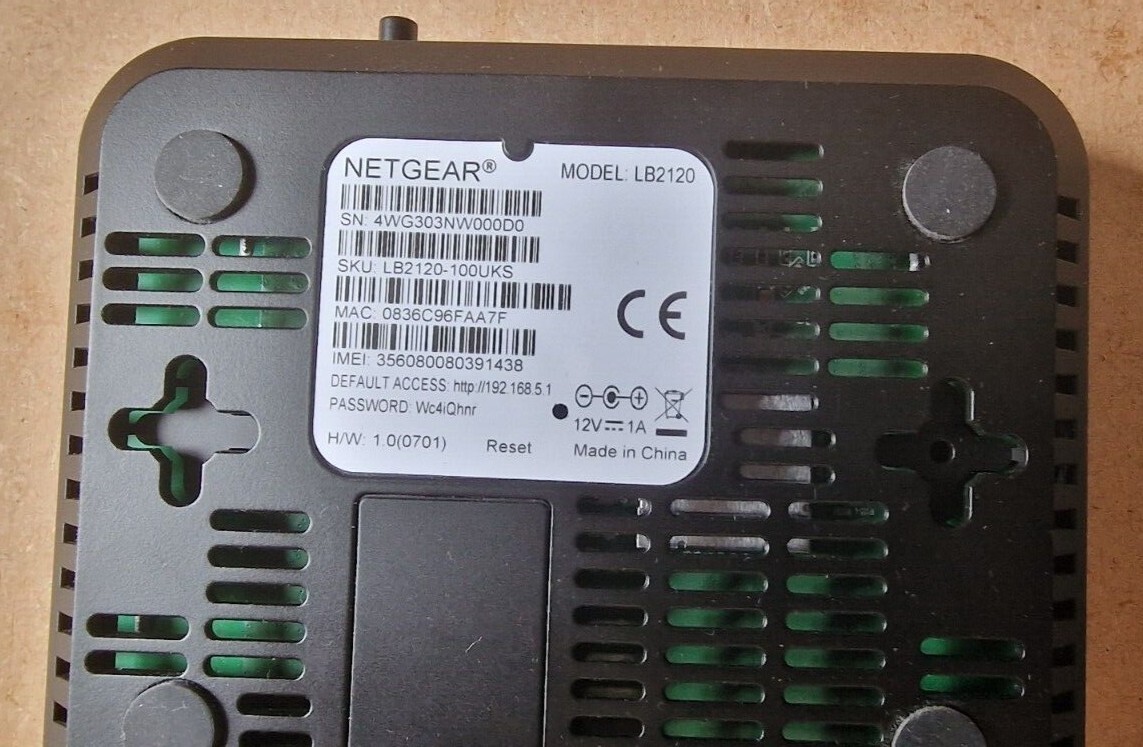 Netgear 4G LTE Broadband Modem LB2120100UKS eBay