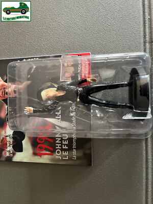 Lot De 2 Figurines Johnny Hallyday – Résine, Neuves Sous Emballage