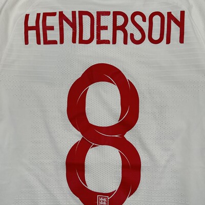 HENDERSON 8 England 2018/2019/2020 Home Football Shirt Vaporknit Small - Original