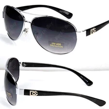 Mens Womens Eyewear Pilot Sunglasses Fashion Designer Round Shades Retro Classic