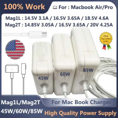 For Macbook Air Pro Power Adapter Magnetic Charger A1466 A1398