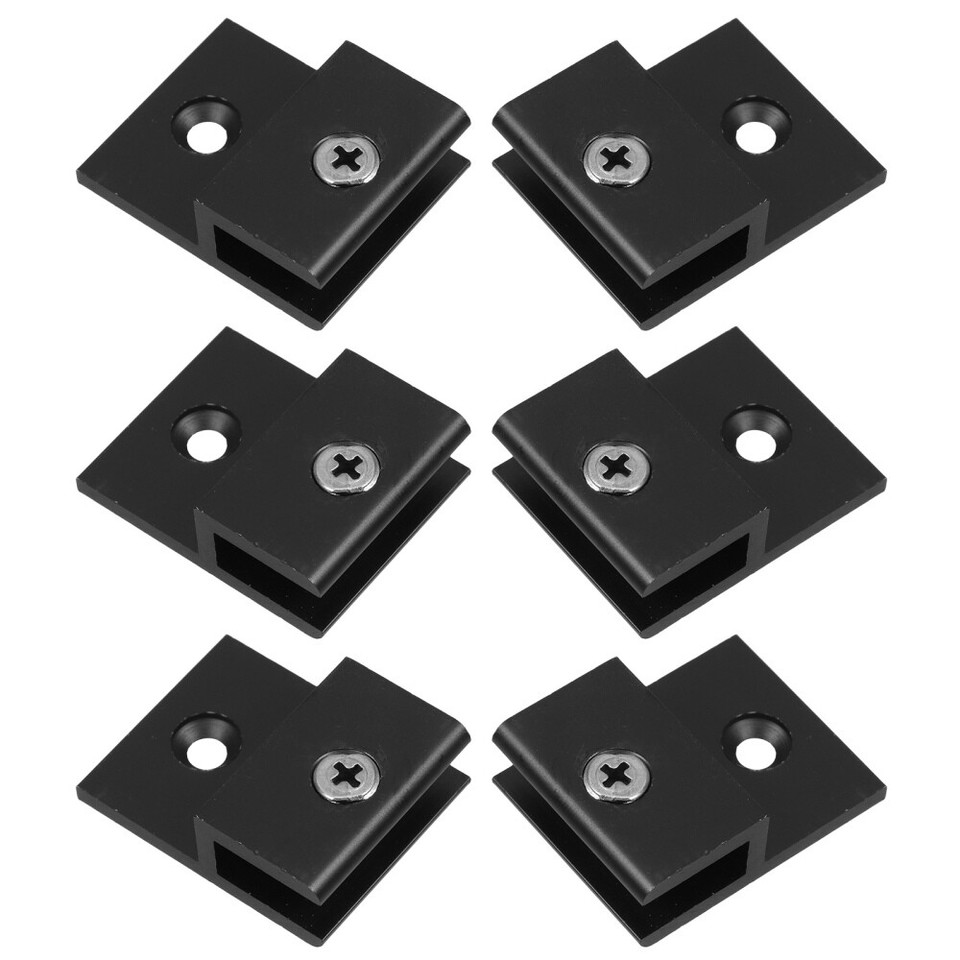 6 Pcs Wall Mirror Holder Clips Hanging Corner Brackets Glass eBay