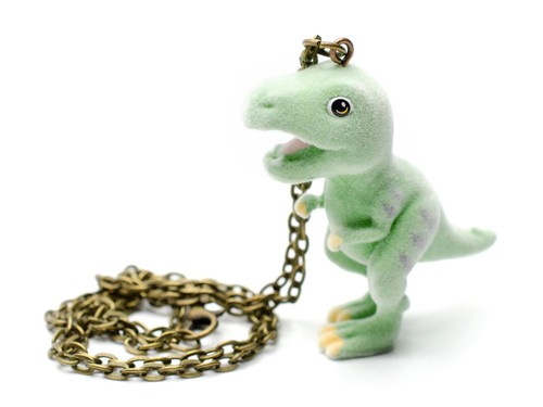 T-REX PORTE-CLÉS MINIBLINGS Tyrannosaurus Dino Dinosaure Vert XL EUR 29,80 - FR