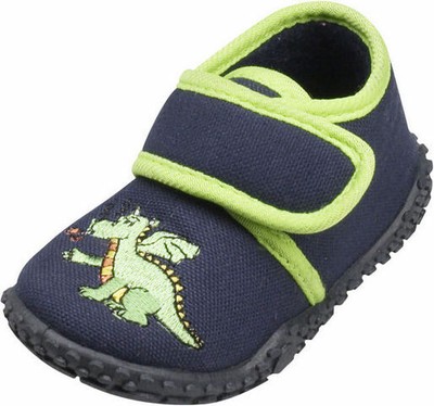 Playshoes House Shoe Dragon Childrens Shoes Slippers Shoes Navy