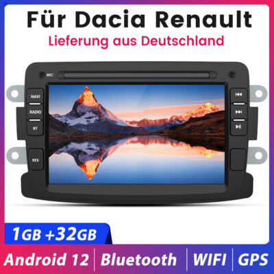 Android 12 CARPLAY Für Dacia Duster Auto Stereo Radio GPS Sat Nav WIFI 1+32GB