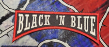 EMBROIDERED BLACK 'N BLUE HEAVY METAL BAND PATCH PLease Read Ad 
