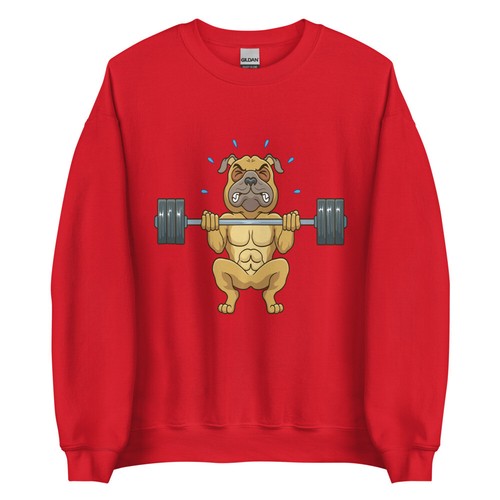 Levantamiento de pesas Pitbull Amantes de mascotas Divertido Lindo Dogdad Dogmom Regalo Sudadera - Imagen 5 de 8