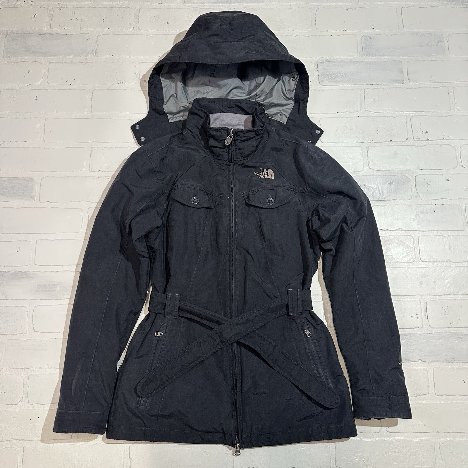 North Face Hyvent Waterproof Belted Womens Jacket Size S