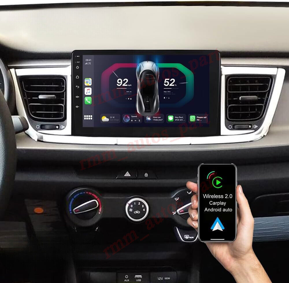 For Kia Rio 2018-2023 Apple CarPlay Android 13 Car Stereo Radio
