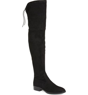 New! Sam Edelman Pam Over the Knee Boot Black Suede Size 7.5  Sam Edelman Black Suede Over-the-Knee Boots 7.5 main image 2
