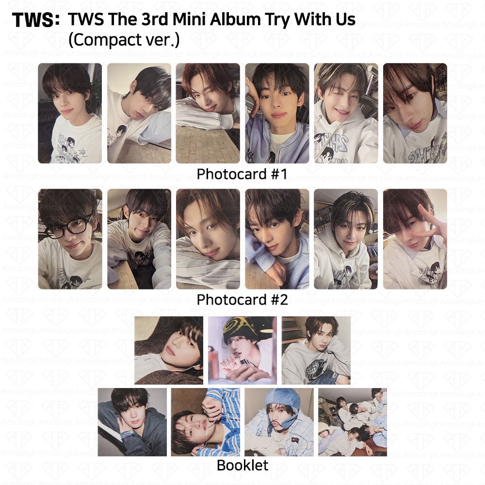 TWS The 3rd Mini Album Try With Us Compact ver. Official Photocard
