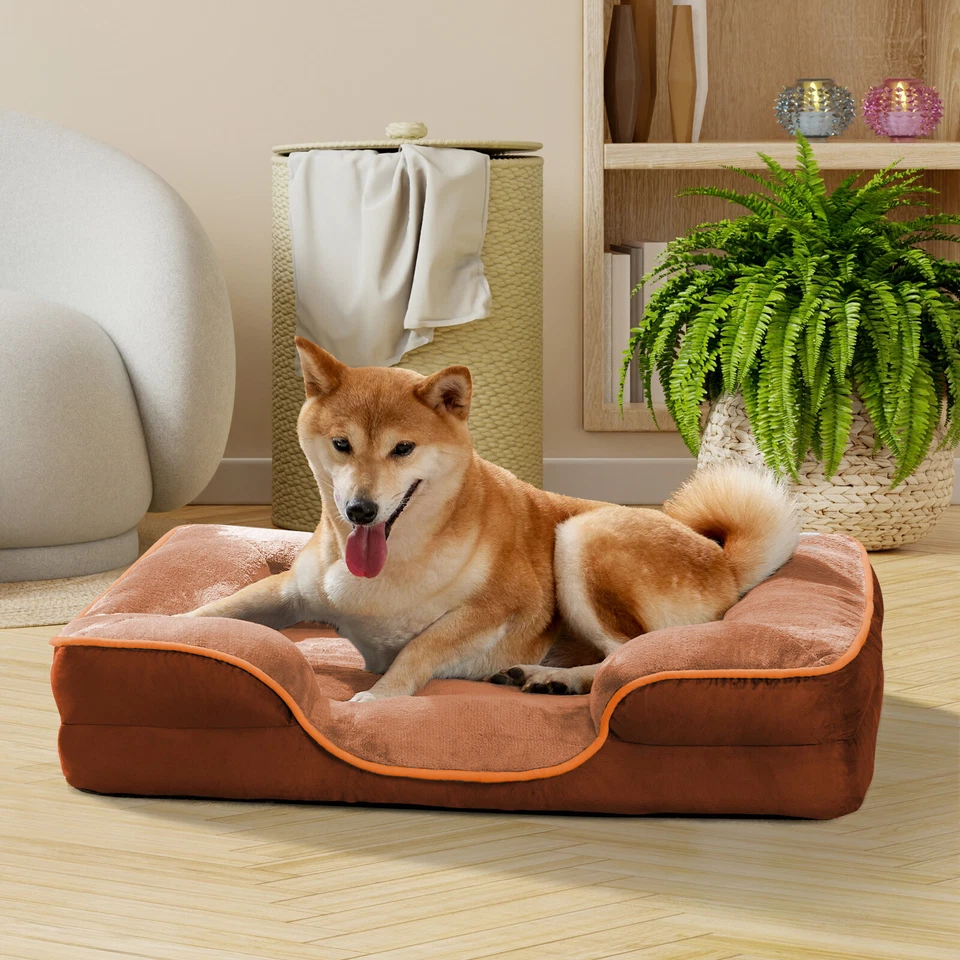 Orthopedic Dog Bed - Memory Foam Anti Slip Bottom and Washable Removable Cover - Image 4 of 4