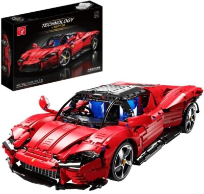 TGL T5032 | FERRARI DAYTONA SP3 1:10 opt. RC Klemmbausteine Bauset NEU & OVP