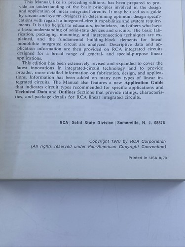 RCA Linear Integrated Circuits Manual IC-42, 1970, Computer Software - Picture 10 of 20