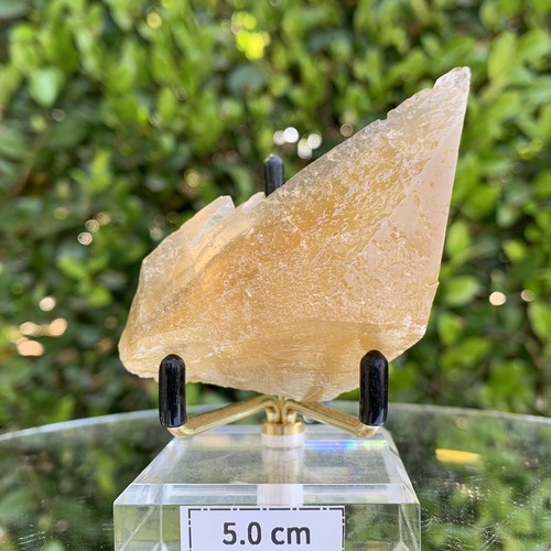 128,0g 8x5x4cm Goldgelber Honig Calcit aus China - Bild 6 von 9