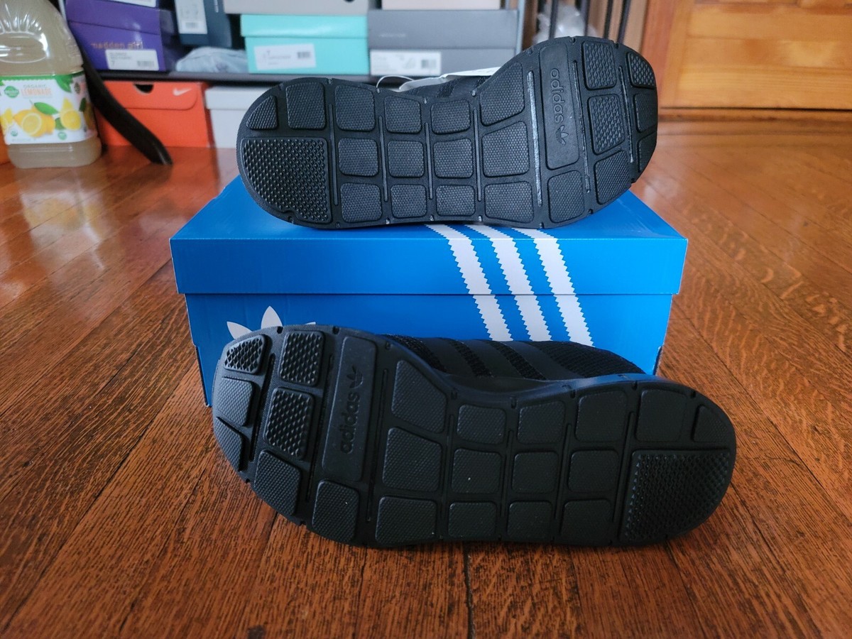 adidas originals swift run x shoes kids' J all black | eBay