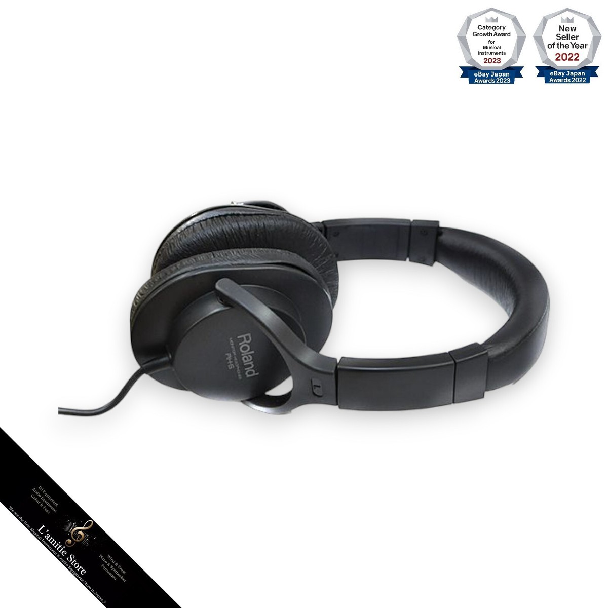 Roland RH-5 Quality Comfort-Fit Headphones Headband