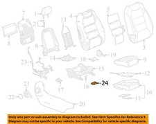 GM OEM 21-26 Trailblazer Seats Tracks Passenger Seat Components-Module 13534721
