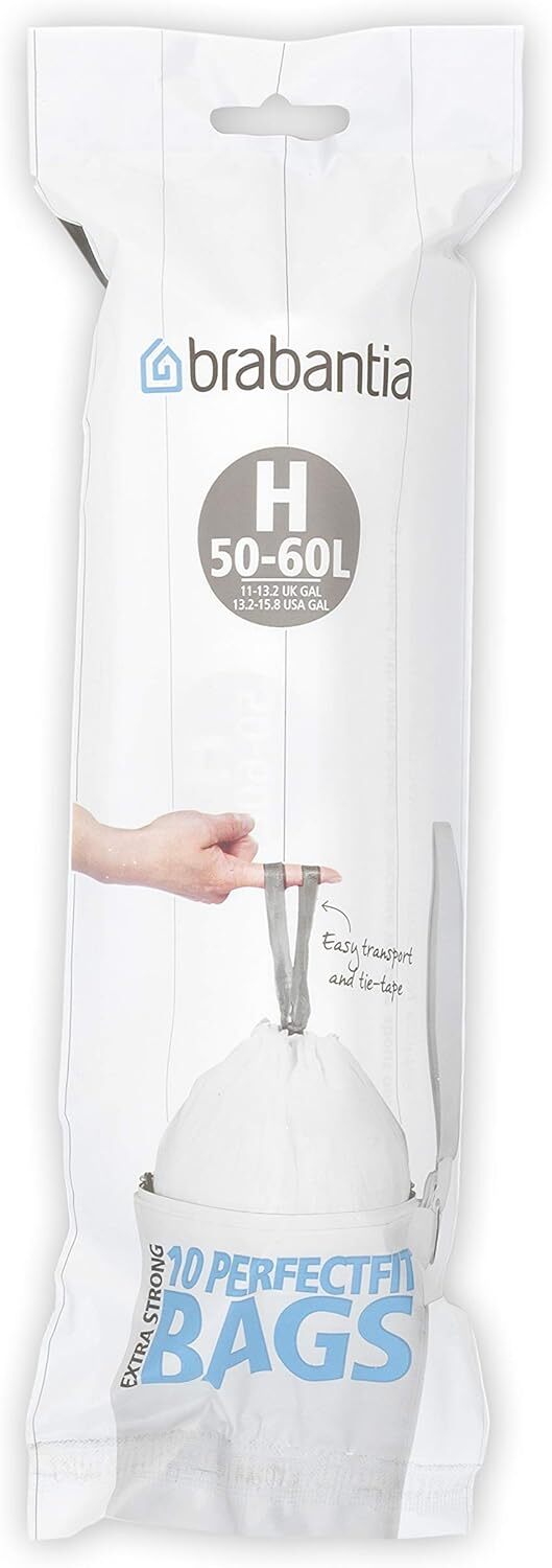 Вкладыши для бункеров Brabantia PerfectFit объемом H50-60 литров из высококачественного толстого пластика Tra 6290₽