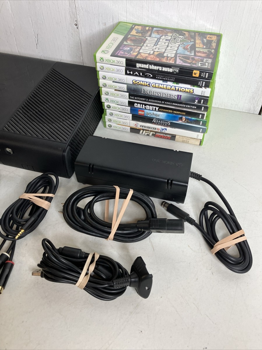 Xbox 360 E Console 120 GB HD, Controller, 10 Games, Bundle Xbox 360 E Console 120 GB HD, Controller, 10 Games, Bundle