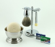 GBS Shaving Gift Set with Merkur 510 Progress Safety Razor